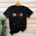 Urban Rebel: "PEACE" Out of Office Streetwear T-Shirt