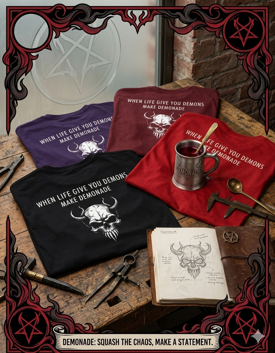 “Demon Mode T-Shirt – Dark Streetwear Graphic Tee”