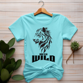 The "Untamed" Teal Tiger Tee – Born To Be Wild Graphic